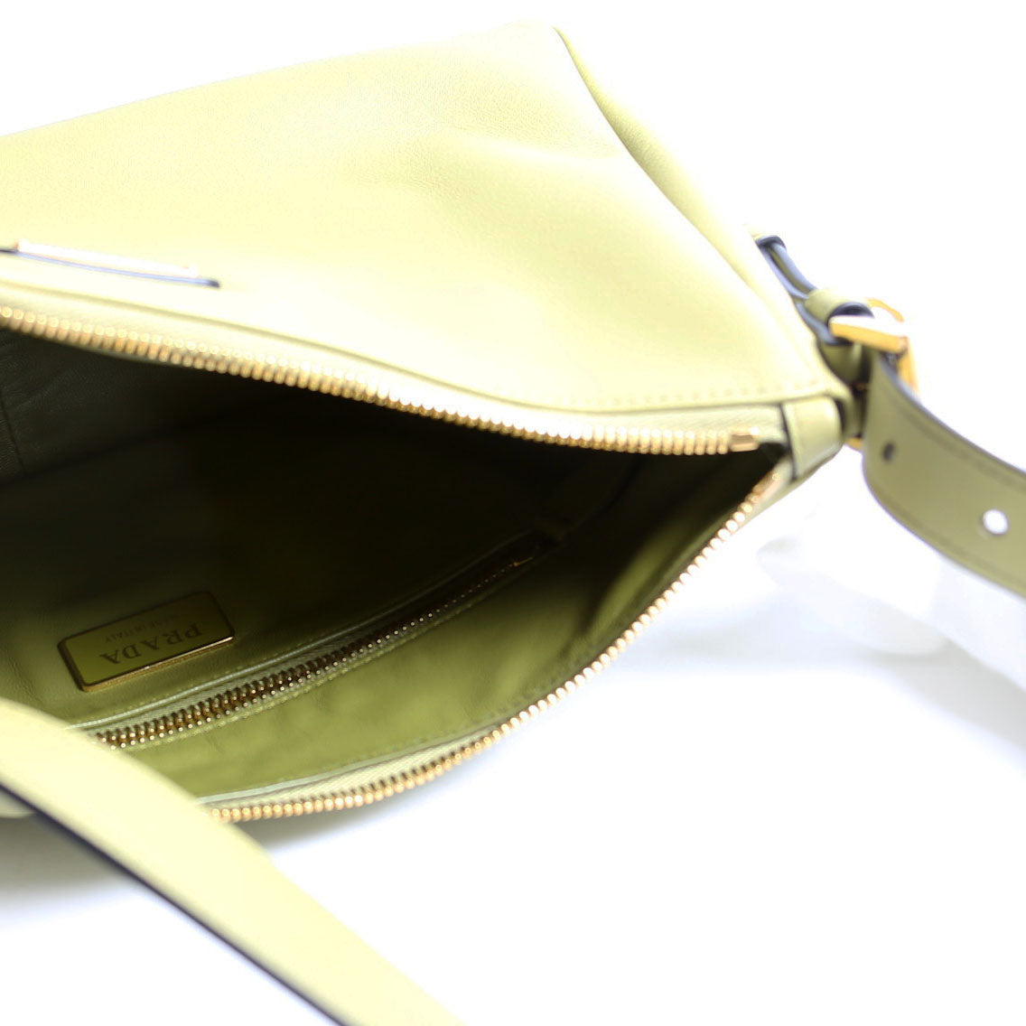 Aimee Shoulder Bag Soft Calfskin Green