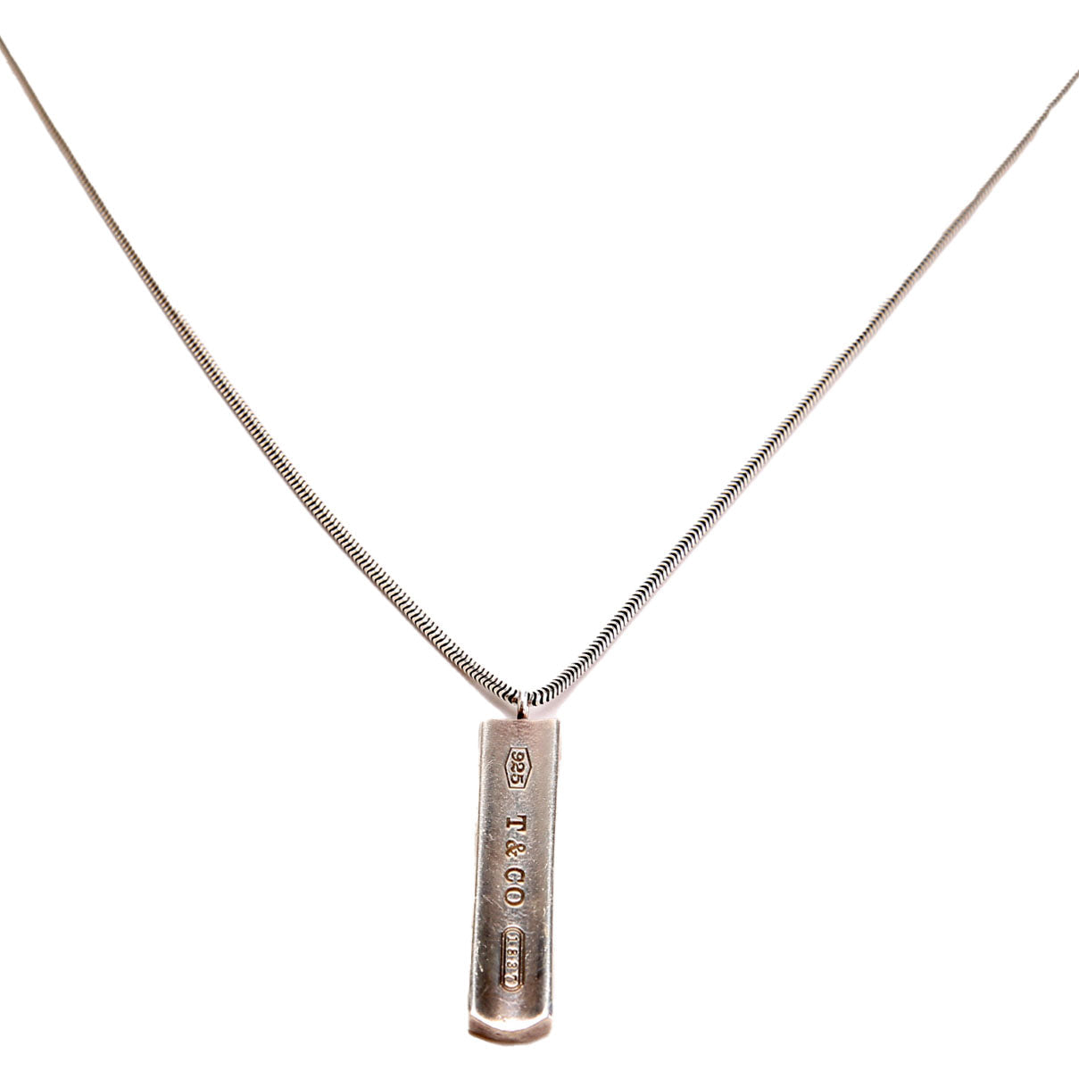 1837 Bar Pendant Necklace 925