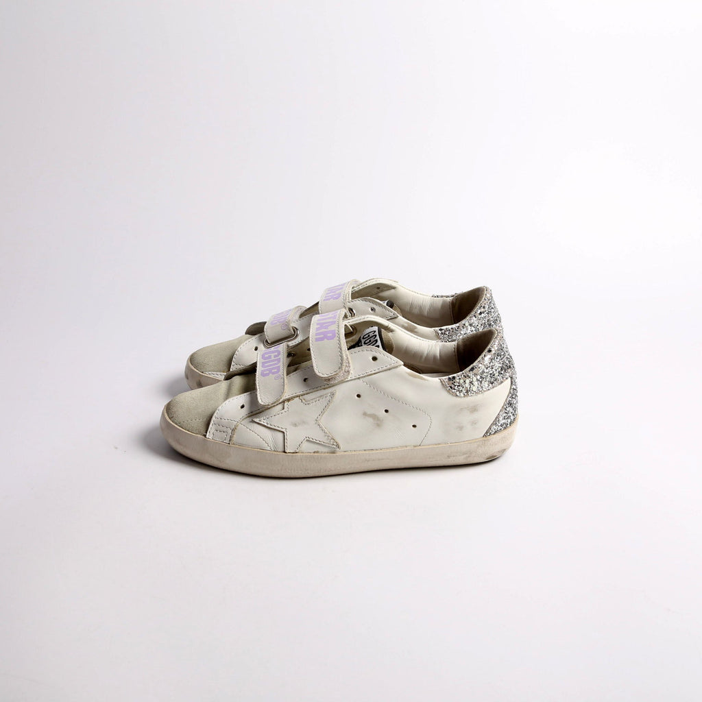 Old School Sneakers Size 37 White/Lavender