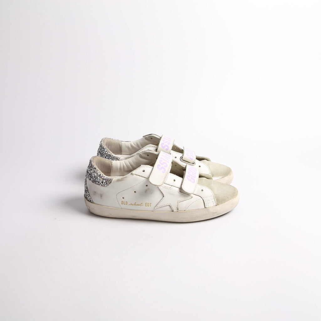 Old School Sneakers Size 37 White/Lavender