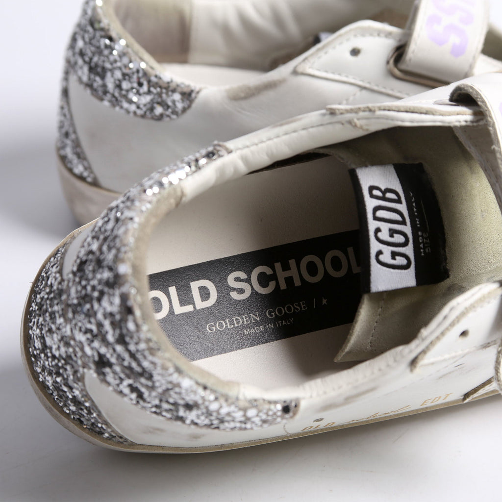 Old School Sneakers Size 37 White/Lavender