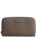 Gucci 449391 Micro Guccissima Zip Around Wallet Gray