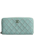 CC Wild Stitch Long Zip Around Wallet 29M Teal