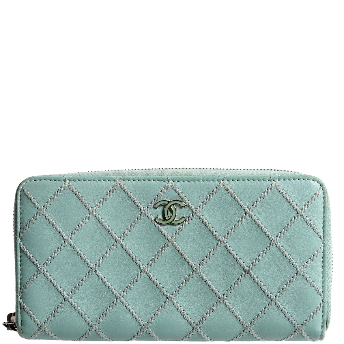 CC Wild Stitch Long Zip Around Wallet 29M Teal