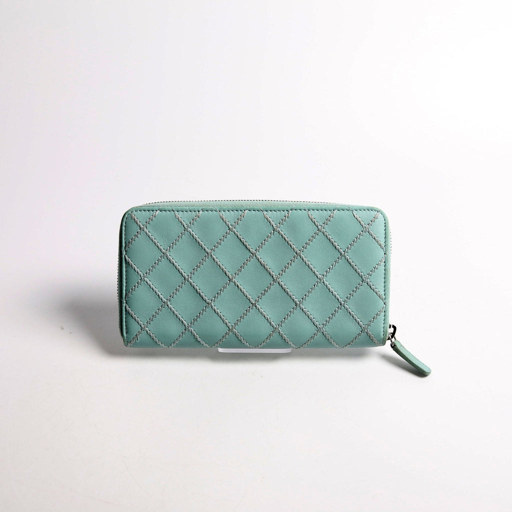 CC Wild Stitch Long Zip Around Wallet 29M Teal