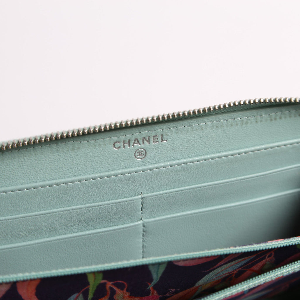 CC Wild Stitch Long Zip Around Wallet 29M Teal