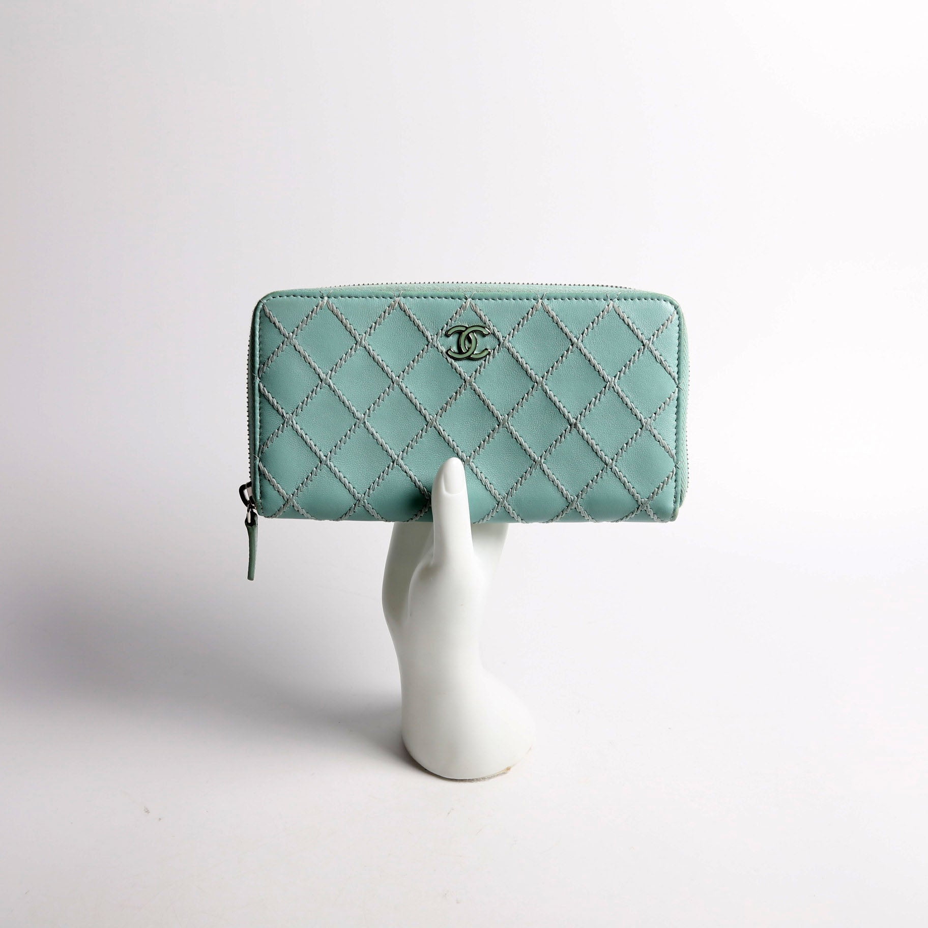 CC Wild Stitch Long Zip Around Wallet 29M Teal