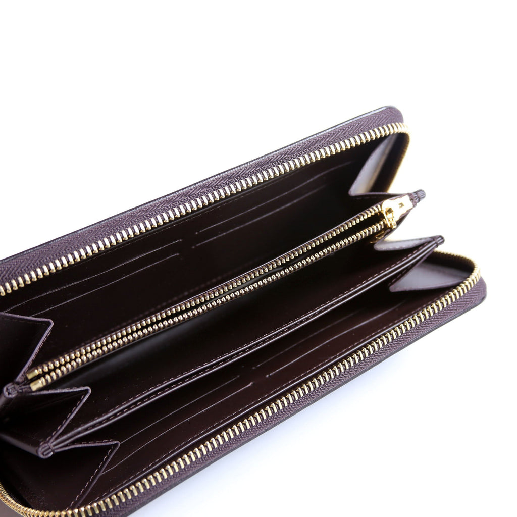Zippy Wallet Vernis Burgundy