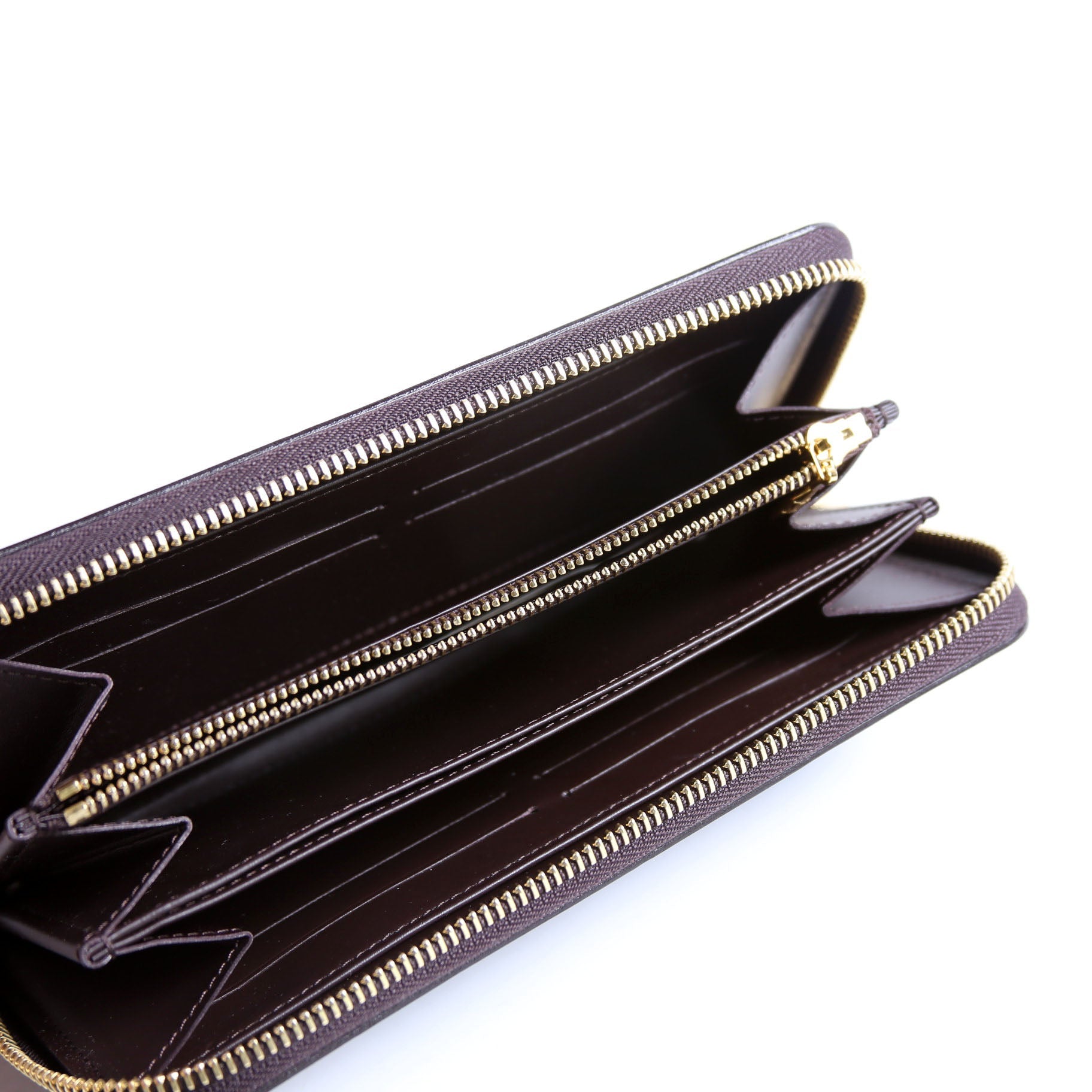 Zippy Wallet Vernis Burgundy