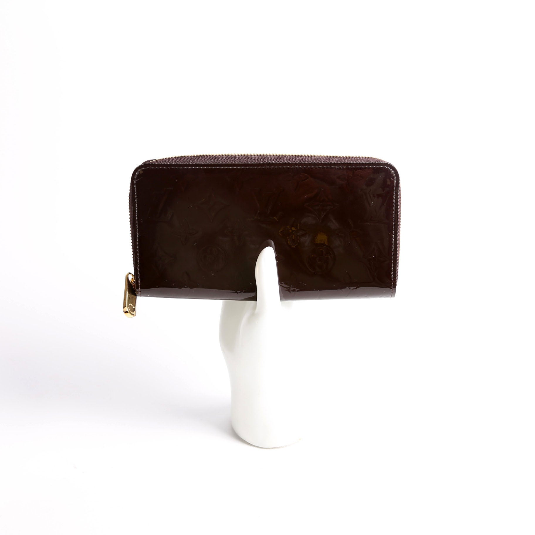Zippy Wallet Vernis Burgundy