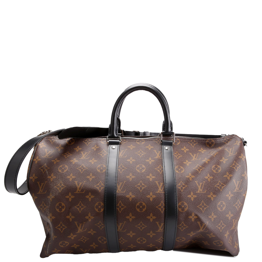 Keepall 45 Macassar Bandouliere Black