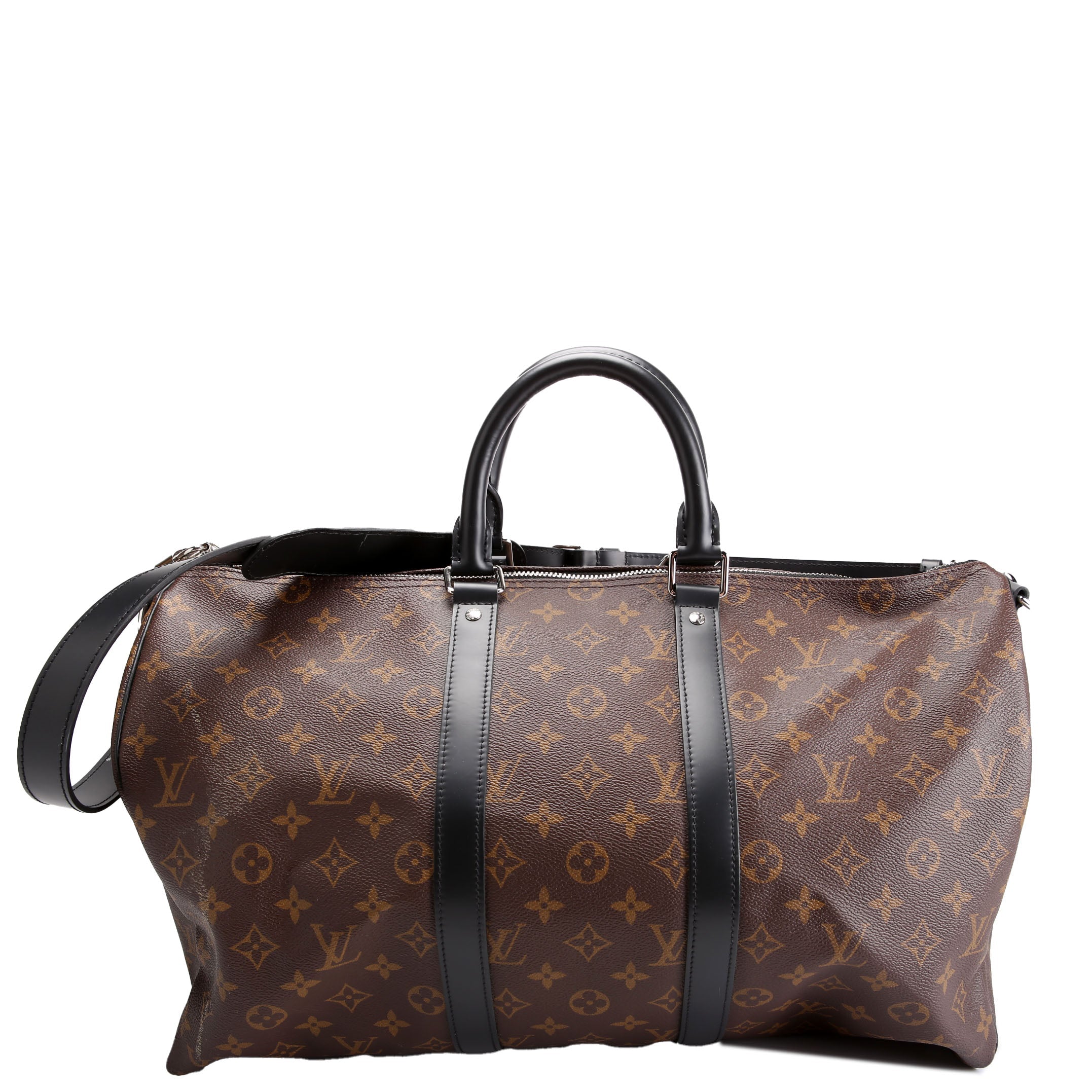 Keepall 45 Macassar Bandouliere Black