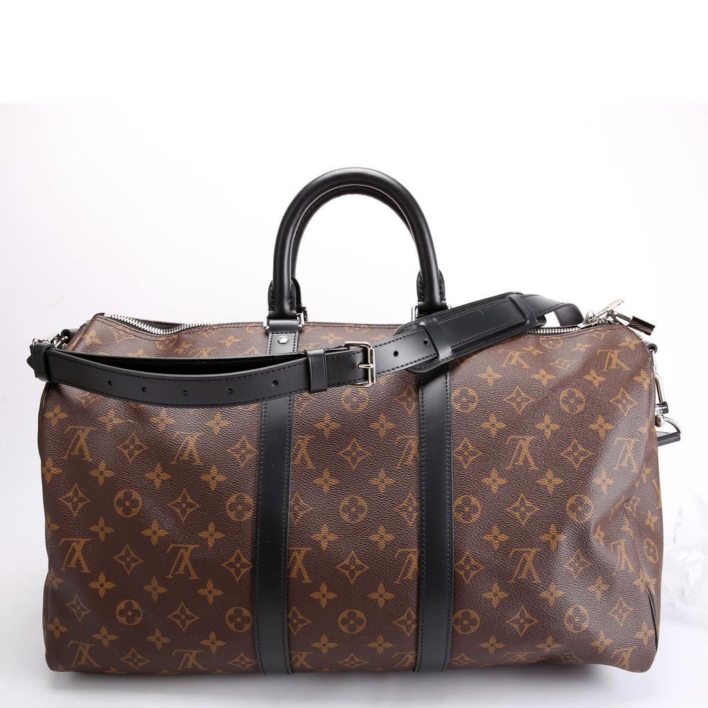Keepall 45 Macassar Bandouliere Black