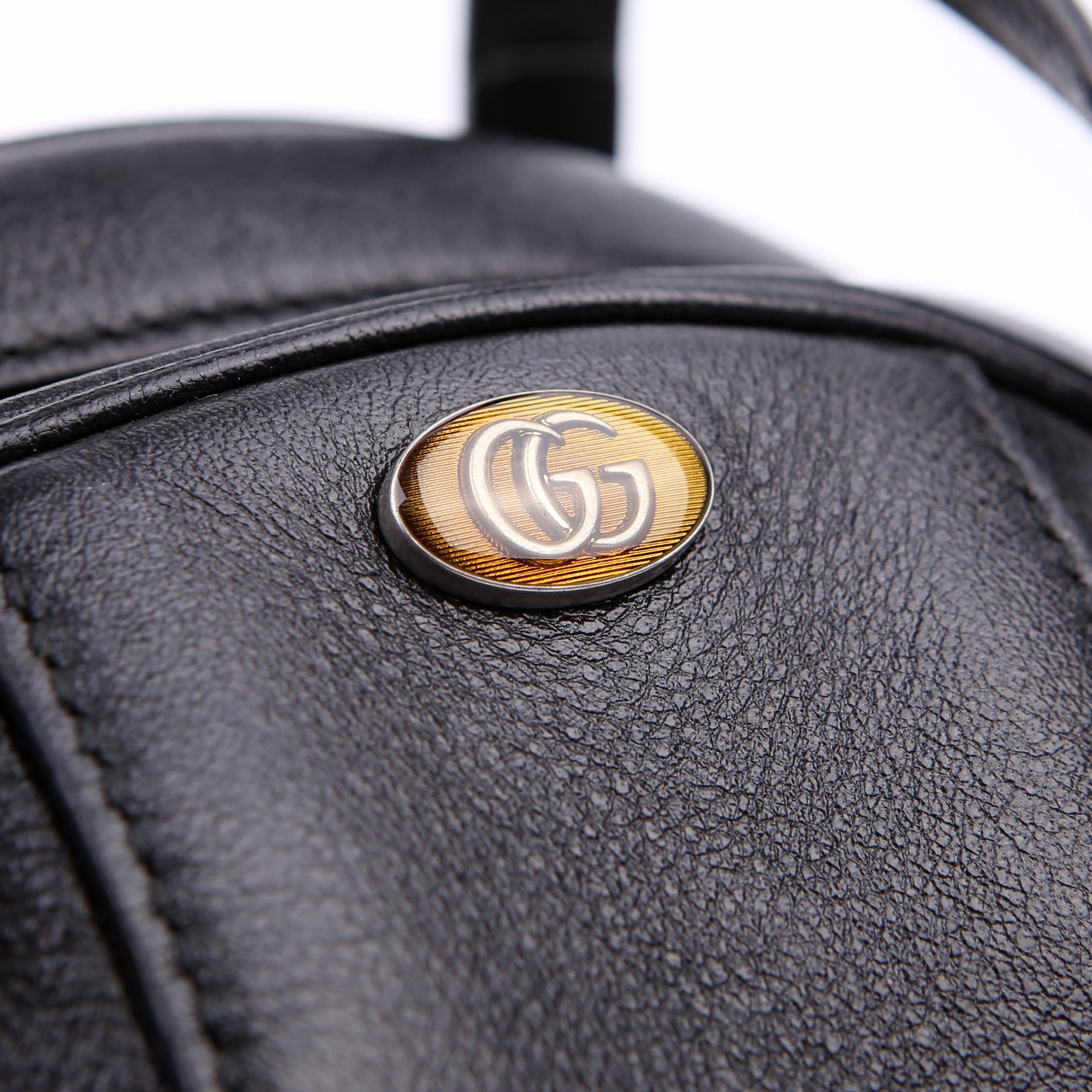 Gucci 547855 Tifosa Basketball Mini Shoulder Bag Black