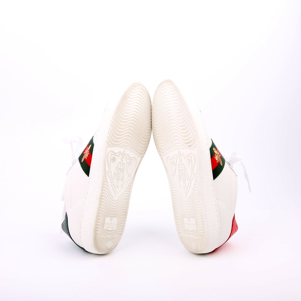 Ace Web Bee Sneakers Size 37.5 White