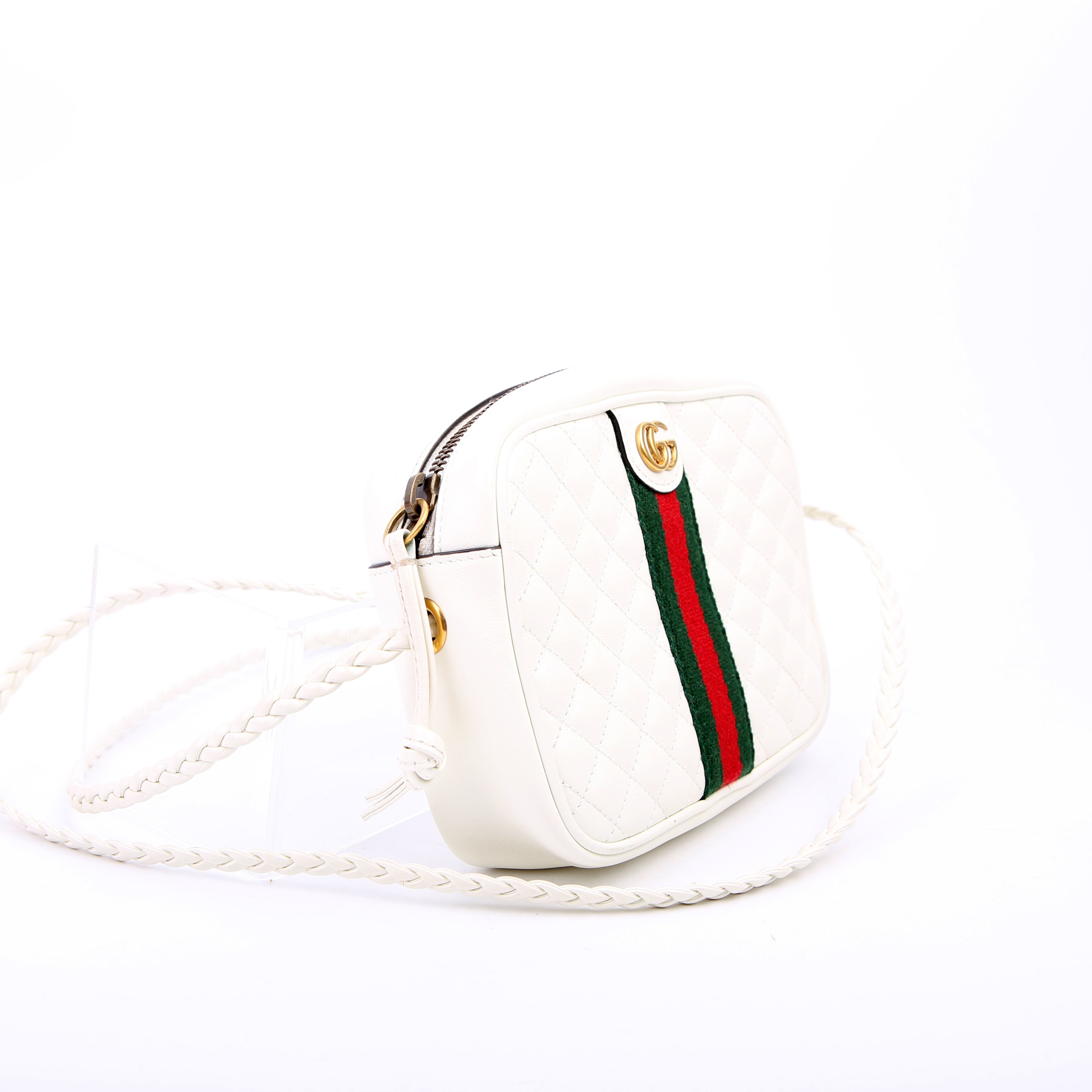 536441 Trapuntata Leather Mini White