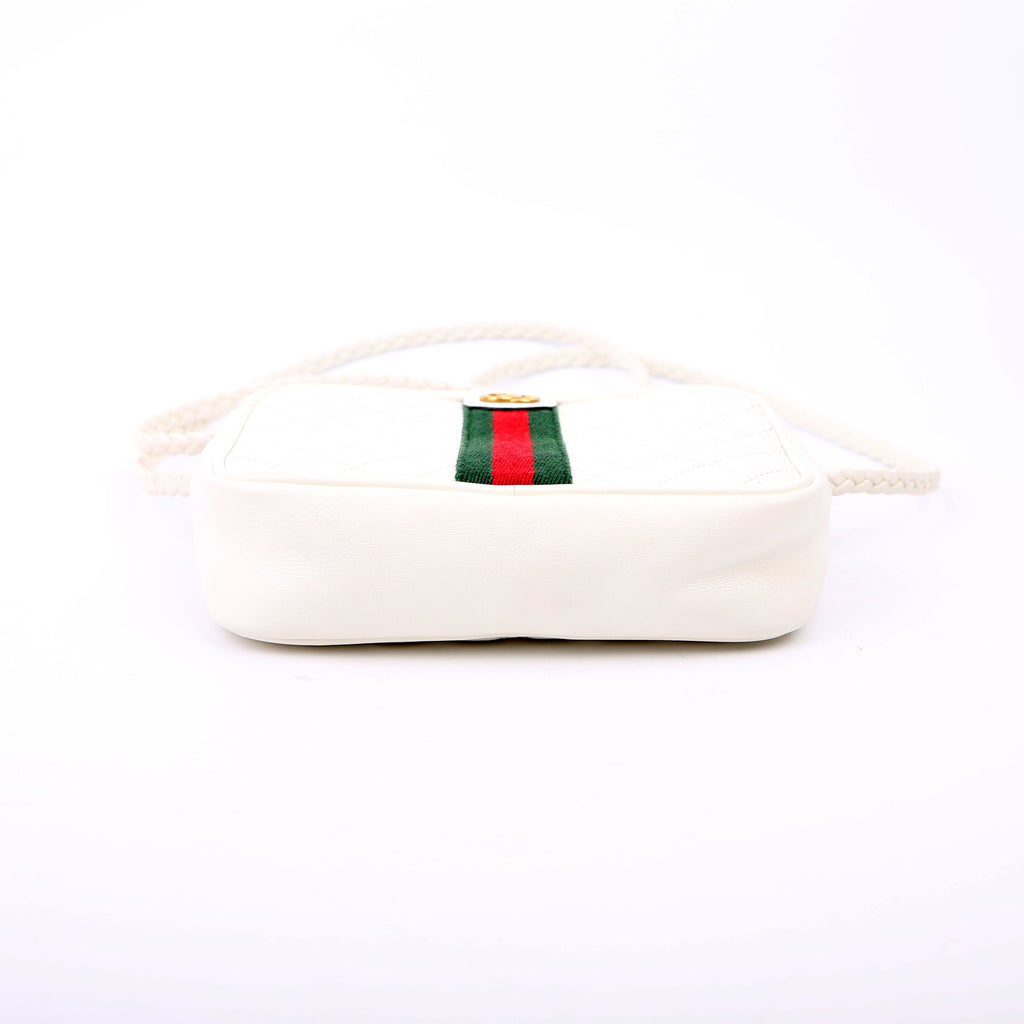 536441 Trapuntata Leather Mini White