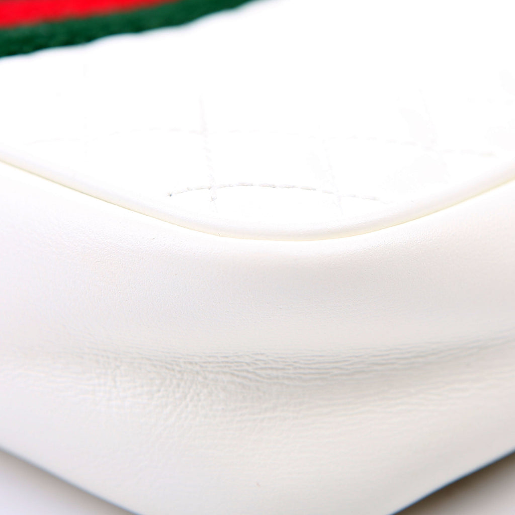 536441 Trapuntata Leather Mini White
