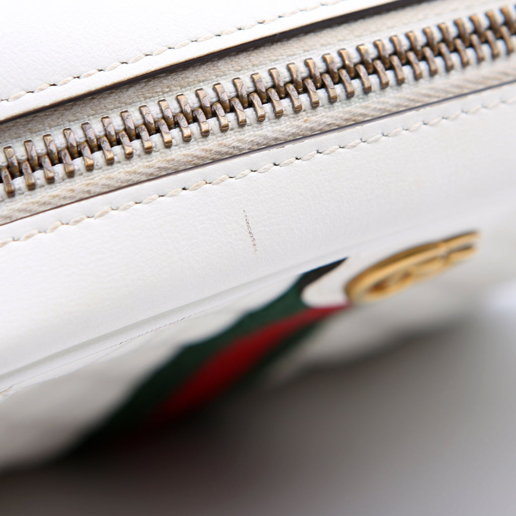 536441 Trapuntata Leather Mini White