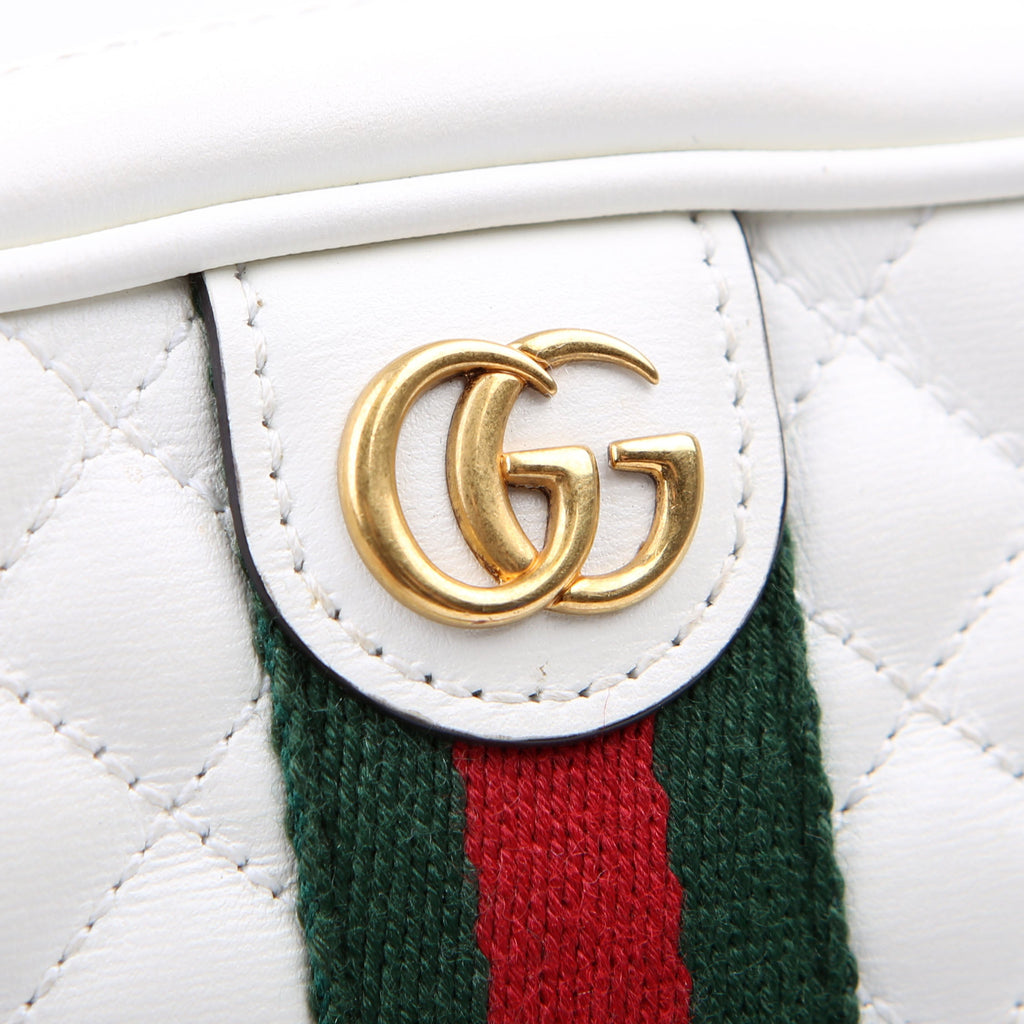 536441 Trapuntata Leather Mini White