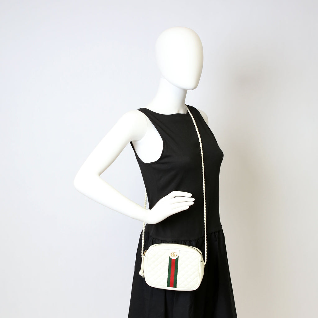 536441 Trapuntata Leather Mini White