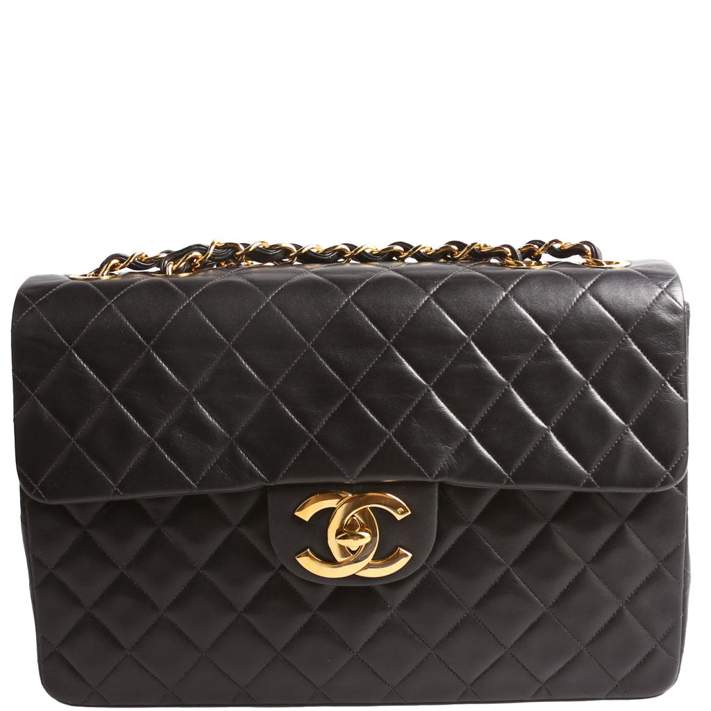 Classic Flap XL Jumbo Lambskin Black