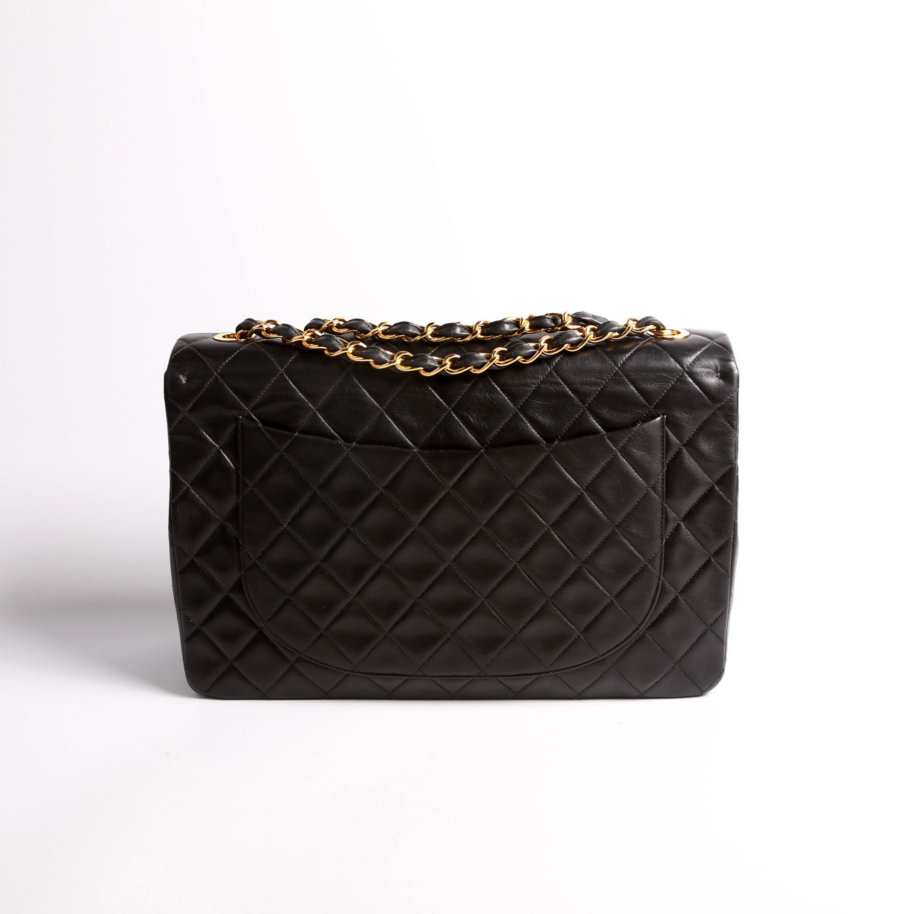 Classic Flap XL Jumbo Lambskin Black