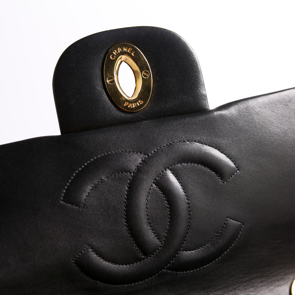 Classic Flap XL Jumbo Lambskin Black