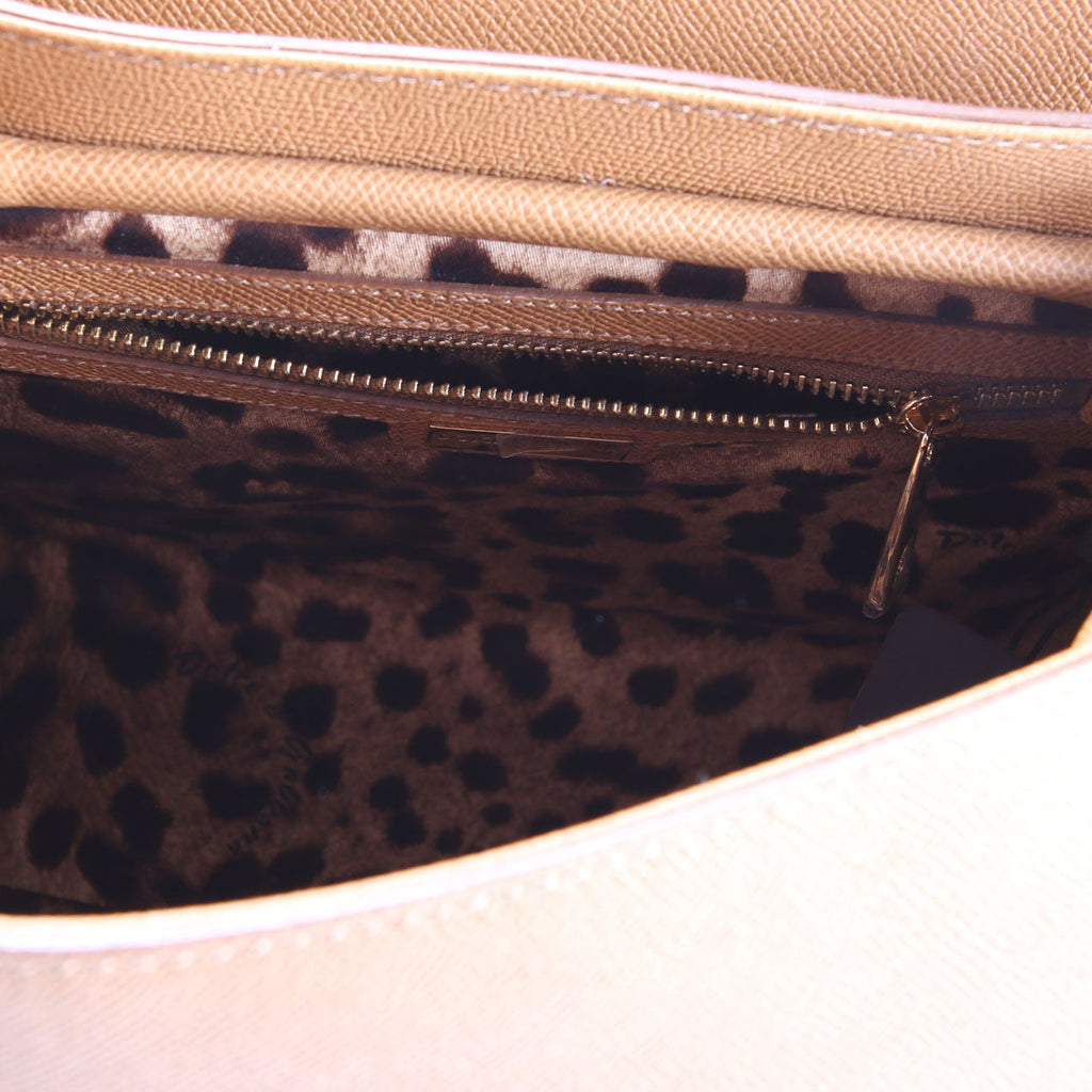 Padlock Shoulder Calfskin Tan