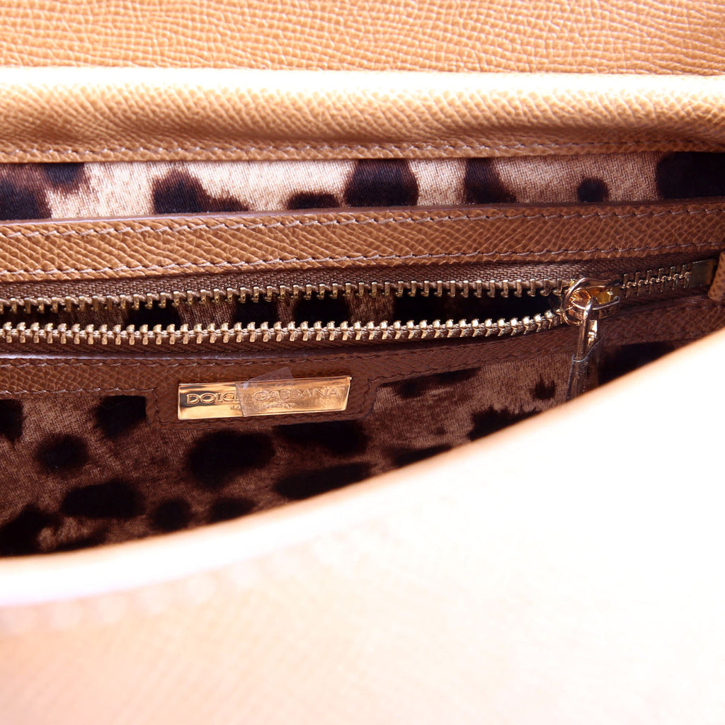 Padlock Shoulder Calfskin Tan