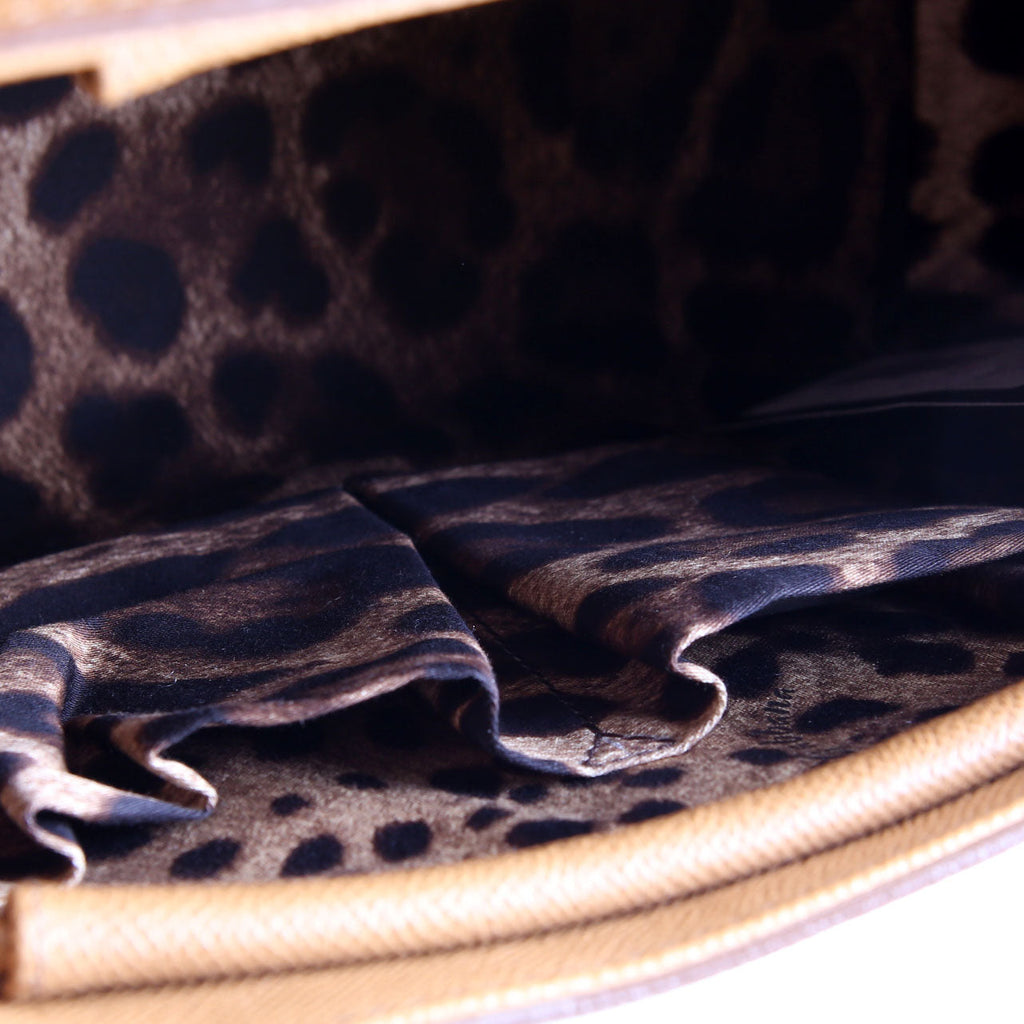 Padlock Shoulder Calfskin Tan