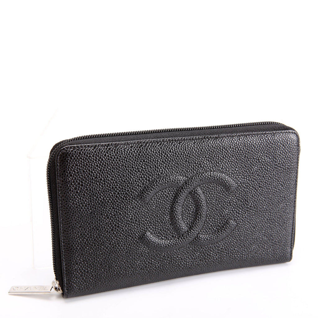 Timeless CC Zip Around Organizer Wallet 17M Black