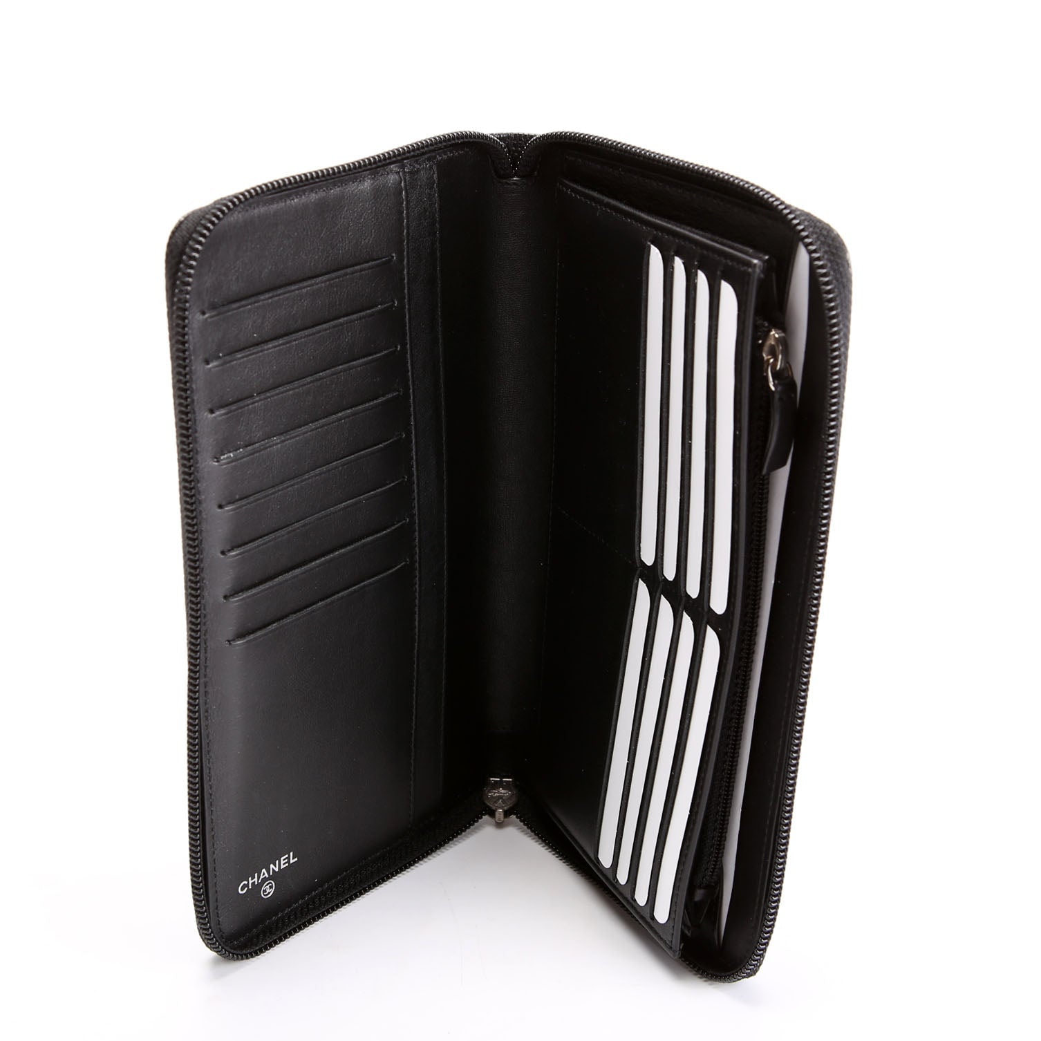 Timeless CC Zip Around Organizer Wallet 17M Black