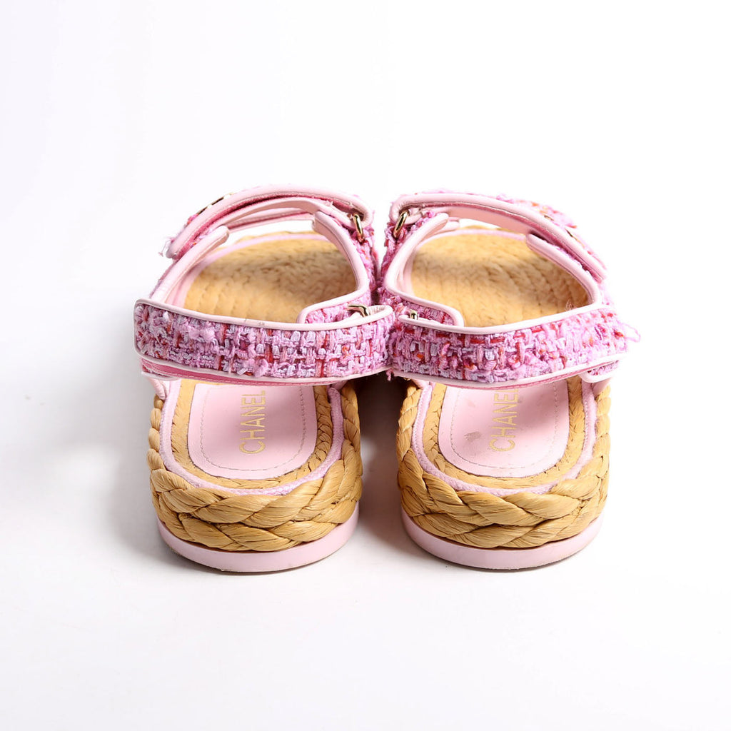 CC Tweed Dad Sandles Size 39 Pink