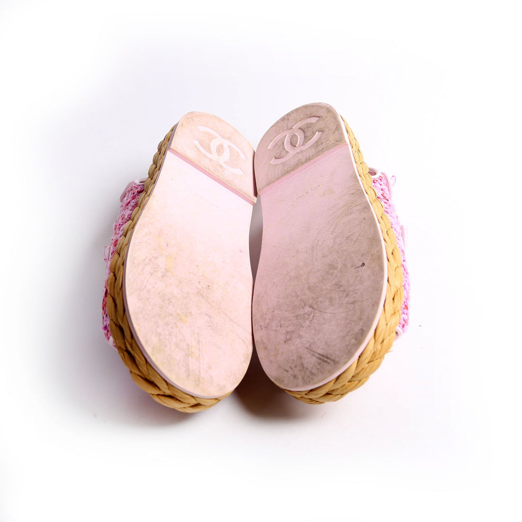 CC Tweed Dad Sandles Size 39 Pink