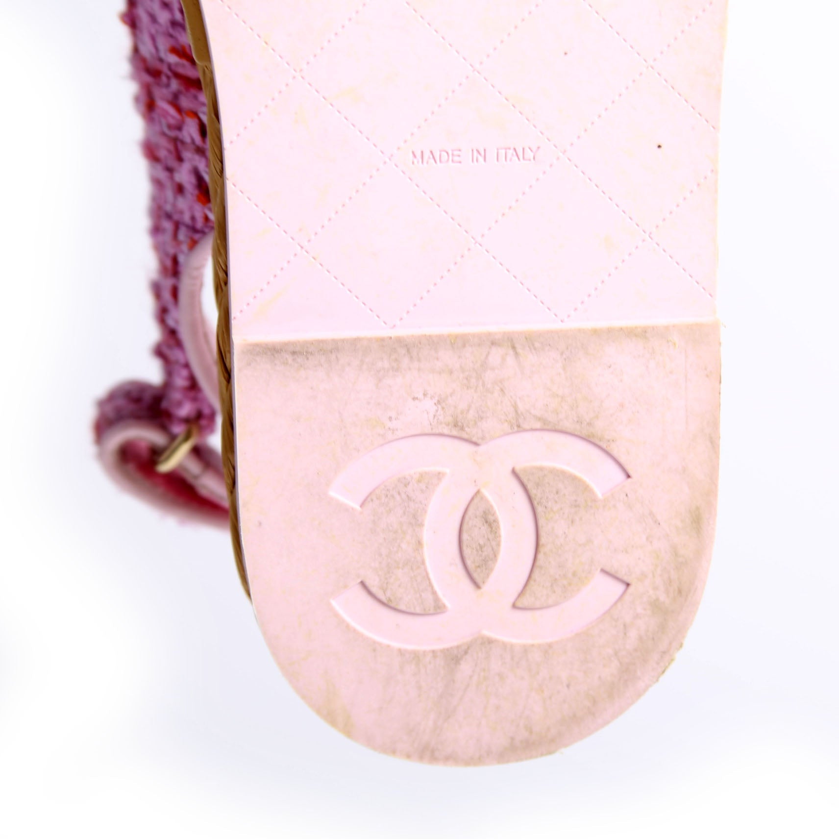 CC Tweed Dad Sandles Size 39 Pink