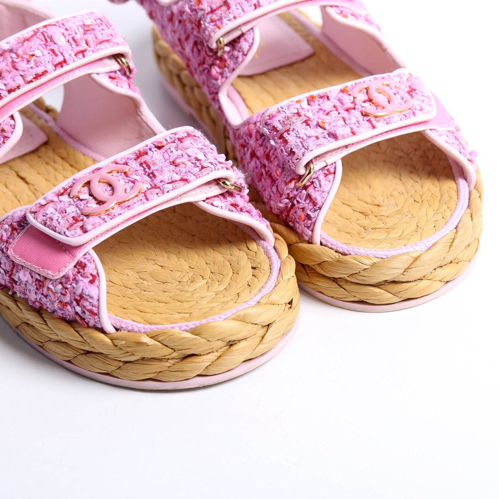 CC Tweed Dad Sandles Size 39 Pink