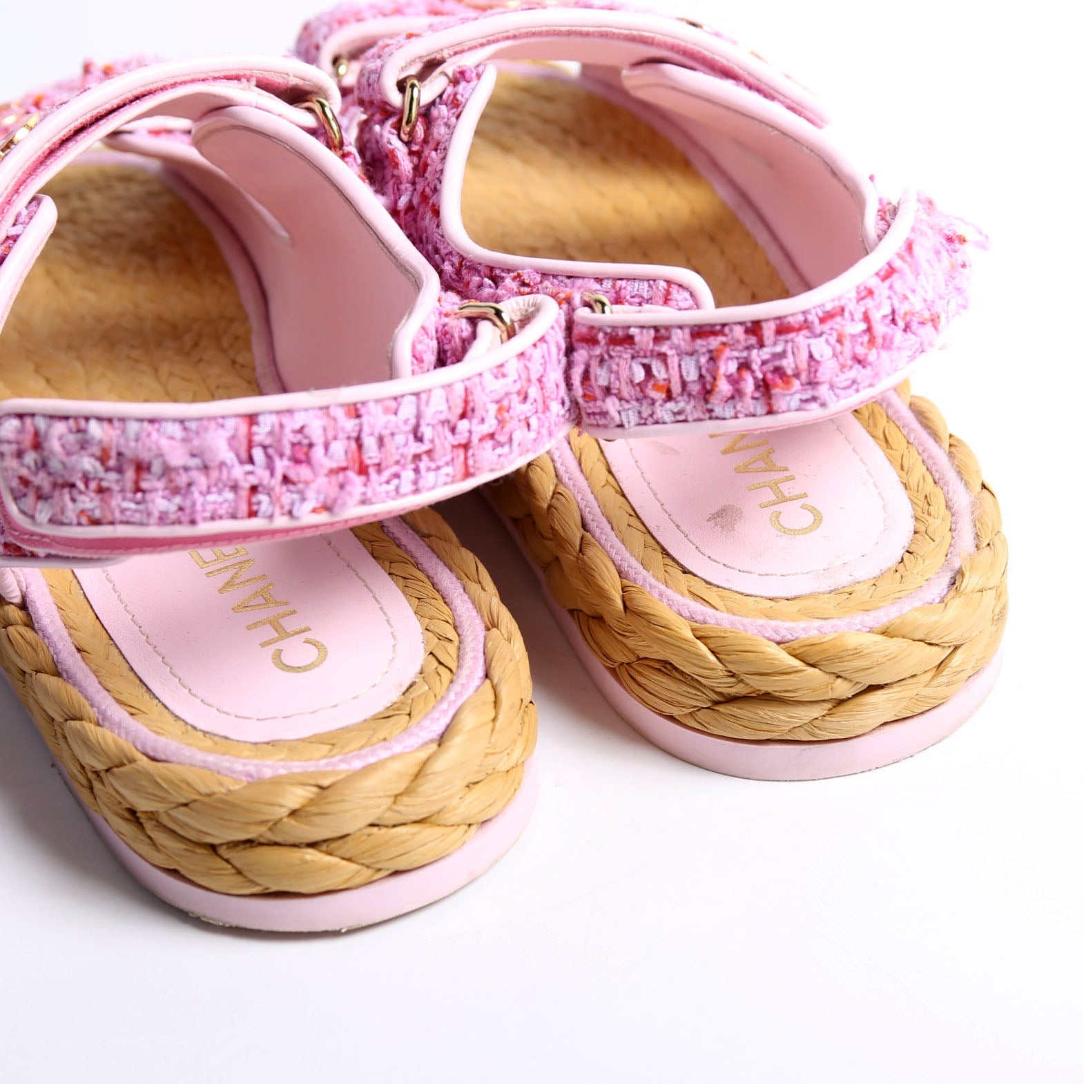 CC Tweed Dad Sandles Size 39 Pink