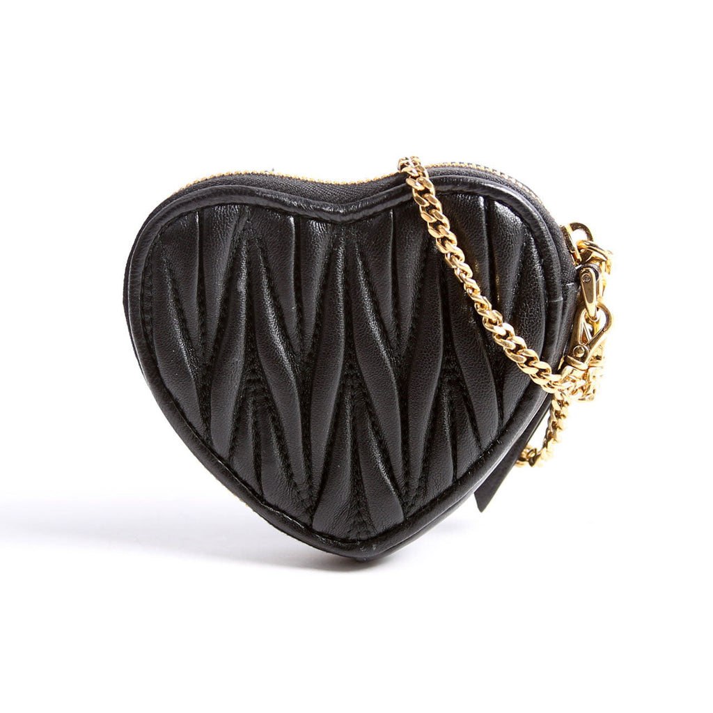 Materrace Heart Coin Purse Black/Gold