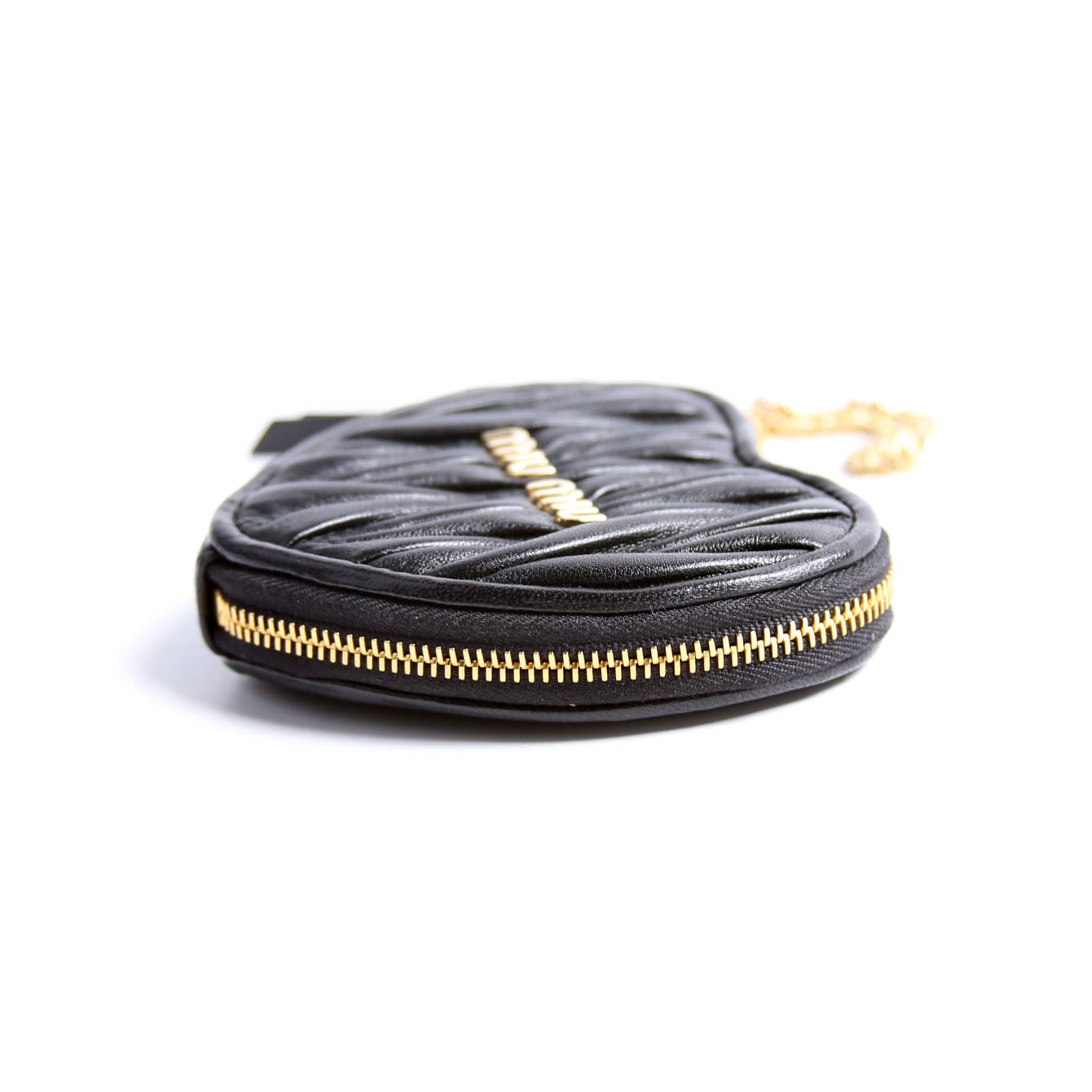 Materrace Heart Coin Purse Black/Gold