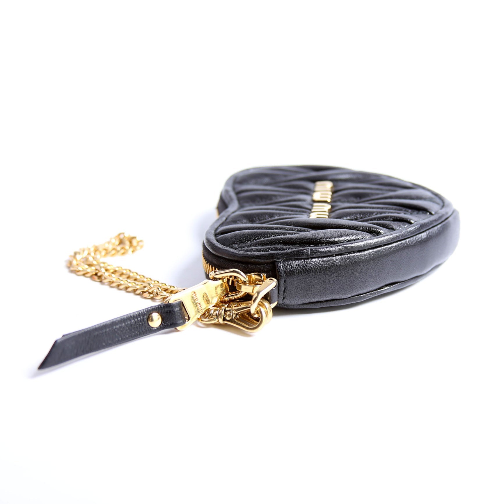 Materrace Heart Coin Purse Black/Gold