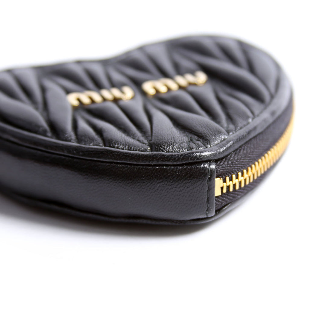 Materrace Heart Coin Purse Black/Gold