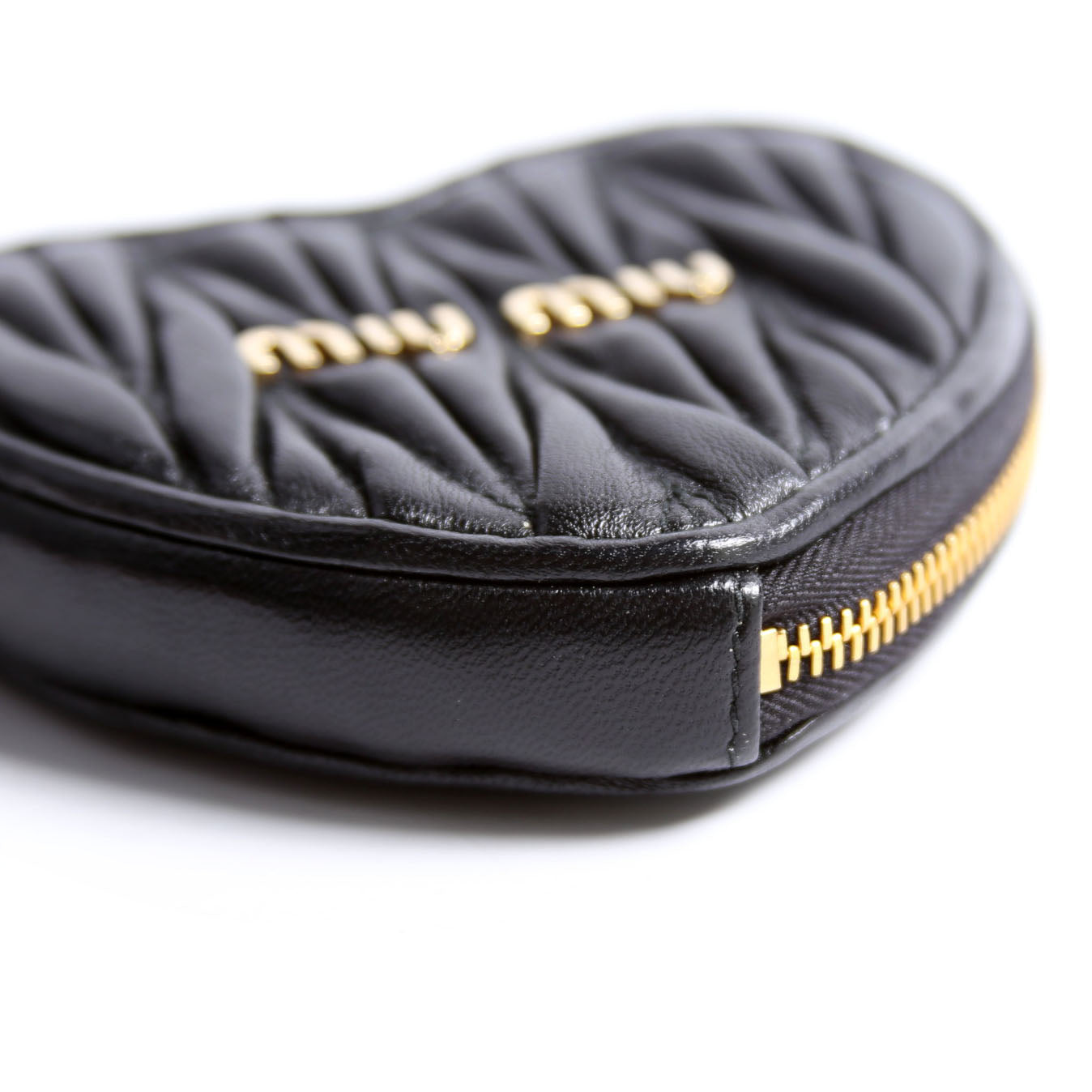 Materrace Heart Coin Purse Black/Gold