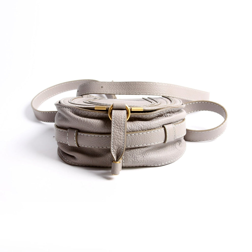 Marcie Saddle Bag Crossbody Small Gray