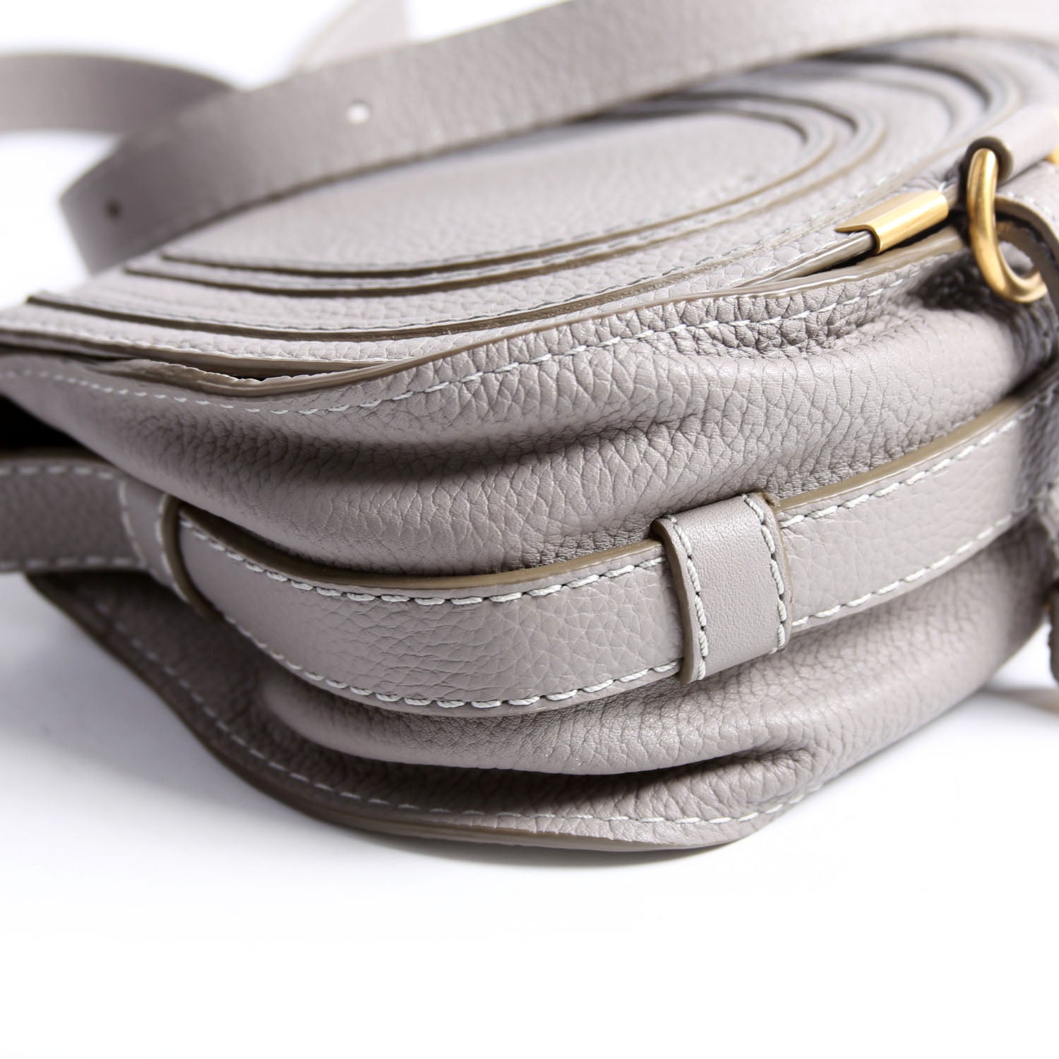 Marcie Saddle Bag Crossbody Small Gray