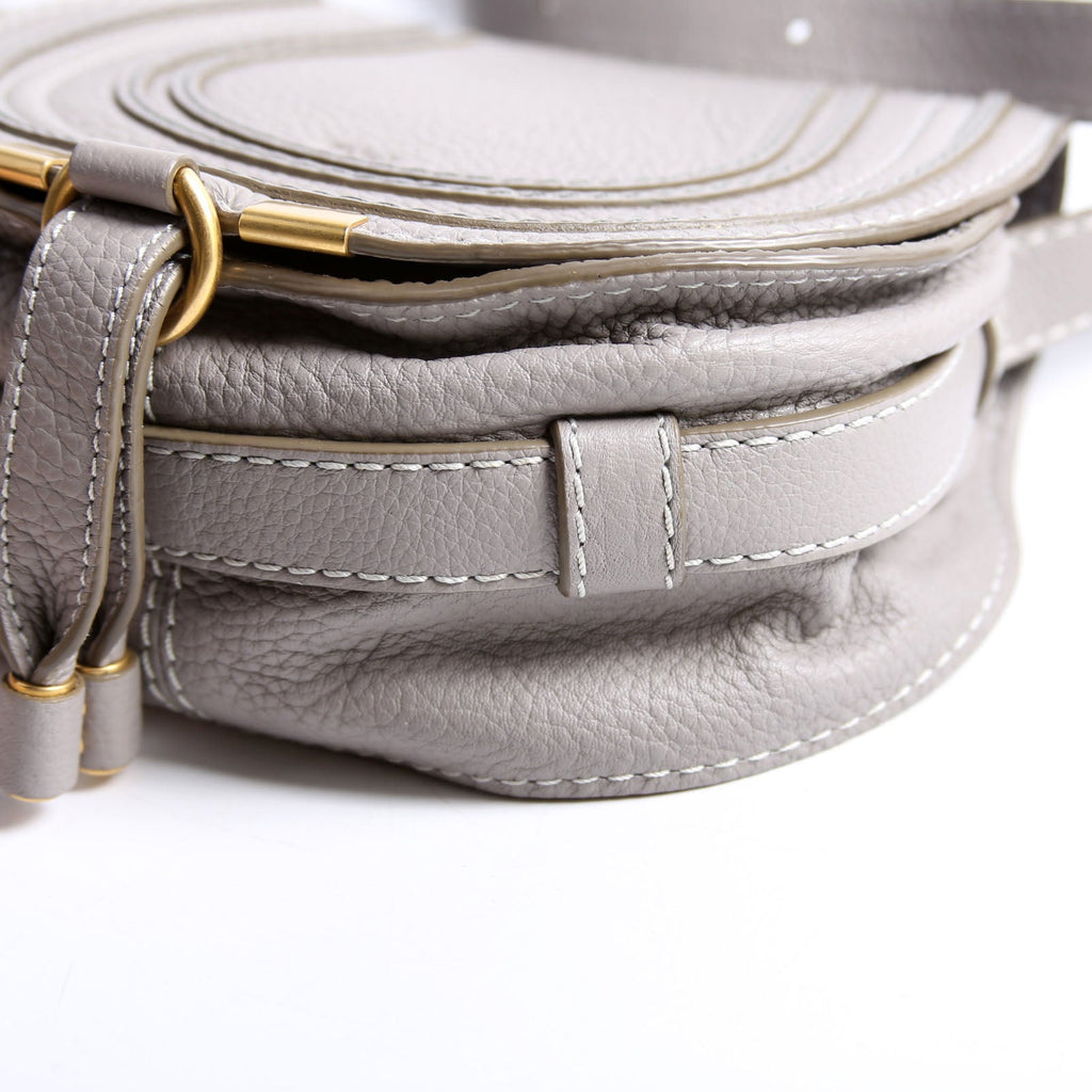Marcie Saddle Bag Crossbody Small Gray