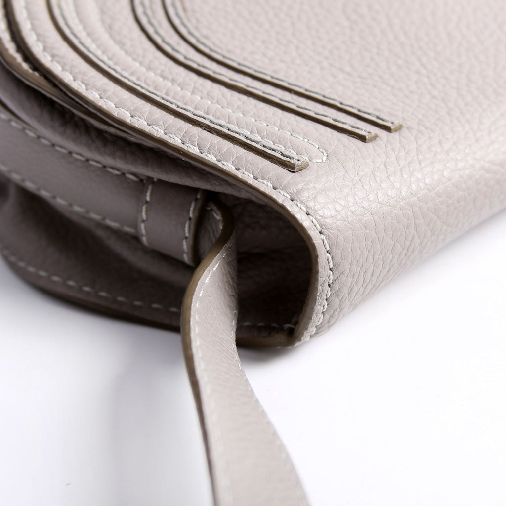 Marcie Saddle Bag Crossbody Small Gray