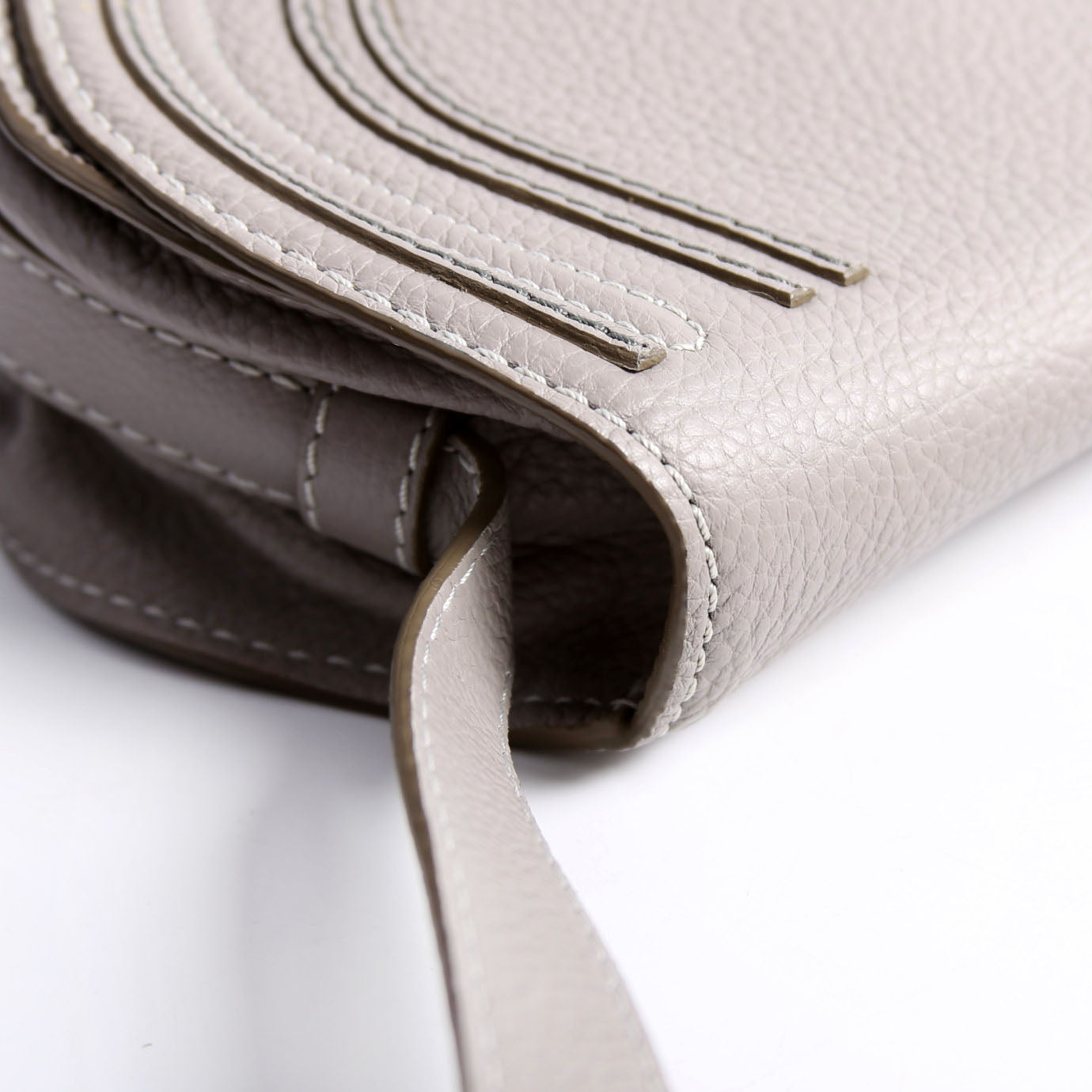 Marcie Saddle Bag Crossbody Small Gray
