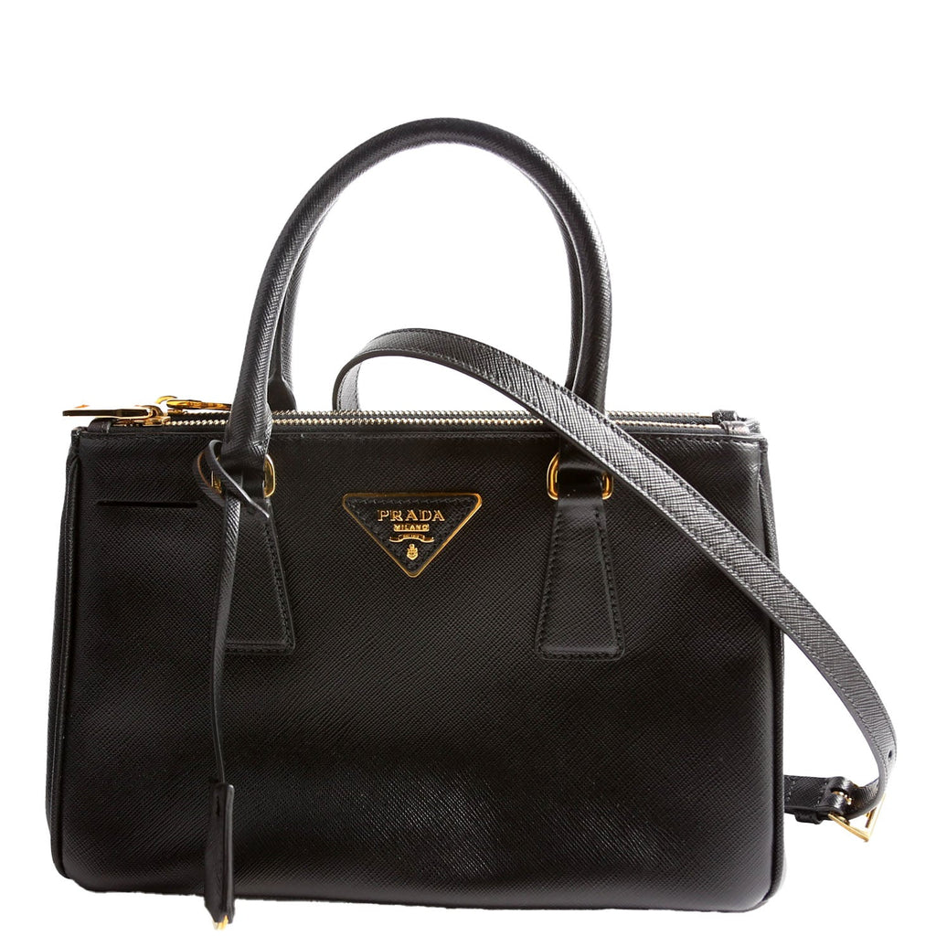 Saffiano Galleria Small Black