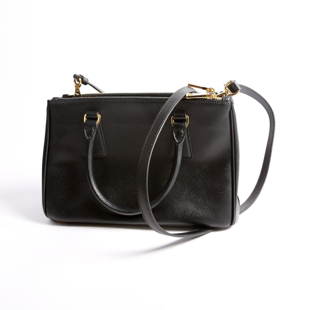Saffiano Galleria Small Black